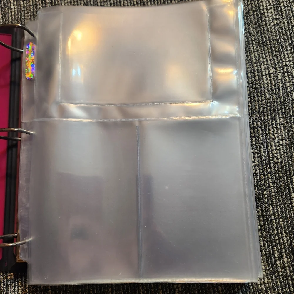 Ultra Pro Platinum 100 Sheets 3 Pocket In Pink 3 Inch Binder